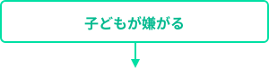 子供が嫌がる